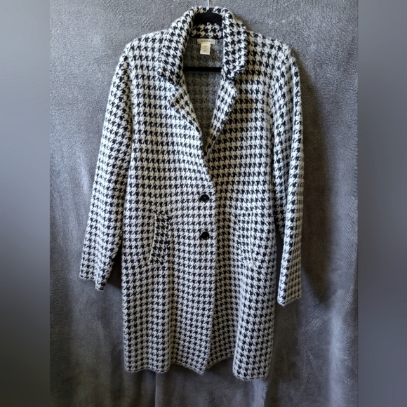 Max Studio Houndstooth jacket - Picture 1 of 5